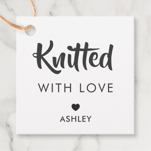 Étiquette cadeau, Kraft (Devant)