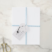 Étiquette cadeau Labrador, fin joyeuse (With Twine)