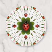 Étiquette cadeau Ladybug (Dos)