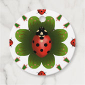 Étiquette cadeau Ladybug (Devant)