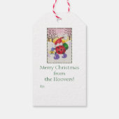 étiquette cadeau Ladybug Père Noël (Dos)