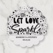 Étiquette-cadeau Laisser l'amour s'échapper (Dos)