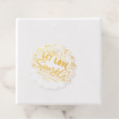 Étiquette-cadeau Laisser l'amour s'échapper (Avec boite)