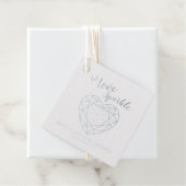 Étiquette-cadeau Laissez l'amour scintiller mariage ou événement (Avec boite)