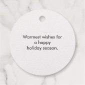 Étiquette-cadeau Le garçon a le costume du Père Noël (Dos)