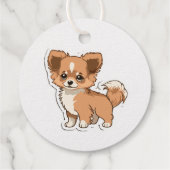 Étiquette-cadeau Le mignon chien 🐾 | Offrez un Noël à tahoe| (Dos)