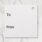 Étiquette-cadeau Lent (Dos)