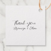 Étiquette-cadeau Les coquillages d'or simples favorisent (Dos)