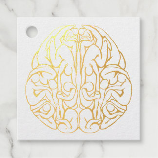 Étiquette-cadeau Les gens dans mon cerveau s'affolent