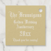 Étiquette-cadeau Lettre mariage B Monogramme illuminée (Dos)