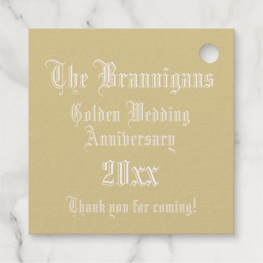 Étiquette-cadeau Lettre mariage B Monogramme illuminée (Dos)