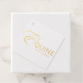 Étiquette-cadeau Lettre monogramme E Horse (Avec boite)