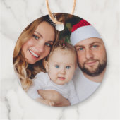 Étiquette-cadeau Lettres audacieuses "Joyeux Noel" (Dos)