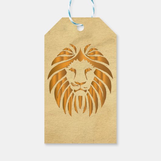 Étiquette cadeau Lion (Dos)