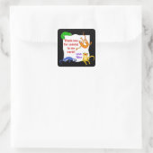 Étiquette cadeau Lizard Silly Leaping (Sac)