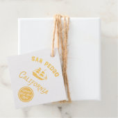 Étiquette-cadeau Logo d'entreprise locale San Pedro (Avec boite)