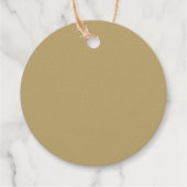 Étiquette-cadeau Logo Monogram Business (Dos)