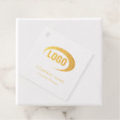 Étiquette-cadeau Logo personnalisé (Avec boite)