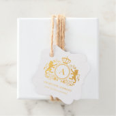 Étiquette-cadeau logo spécifique au client Monogram Wappen (Avec boite)