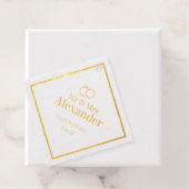 Étiquette-cadeau M. & Mme Nom et adresse (Avec boite)