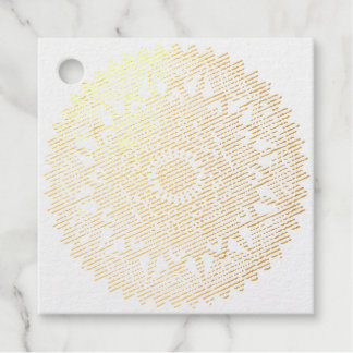Étiquette-cadeau Mandala Arc-en-ciel