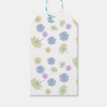 Étiquette Cadeau Marguerites Délicates