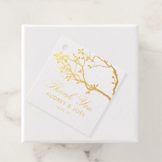 Étiquette-cadeau Mariage Blisser Branches (Avec boite)
