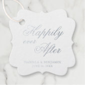 Étiquette-cadeau Mariage classique élégant (Devant)