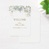 Étiquette cadeau Mariage de bienvenue (Bureau)