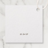 Étiquette-cadeau Mariage de citron moderne Limoncello bouteille (Dos)