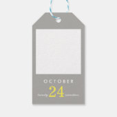 Étiquette cadeau Mariage de mariage et de chambre (Dos)