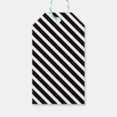 Étiquette cadeau Mariage de script en gras noir (Dos)