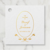 Étiquette-cadeau Mariage en terre cuite (Devant)