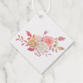 Étiquette-cadeau Mariage Merci d'or (Dos)