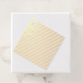 Étiquette-cadeau MARIAGE monochrome en terre cuite clair BUDGET (Avec boite)