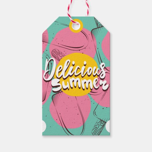 Étiquette cadeau Matte (Devant)