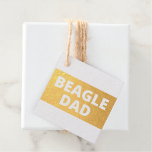 ÉTIQUETTE-CADEAU MEILLEUR BEAGLE DAD JAMAIS PET POPPER CHIEN EN BLA