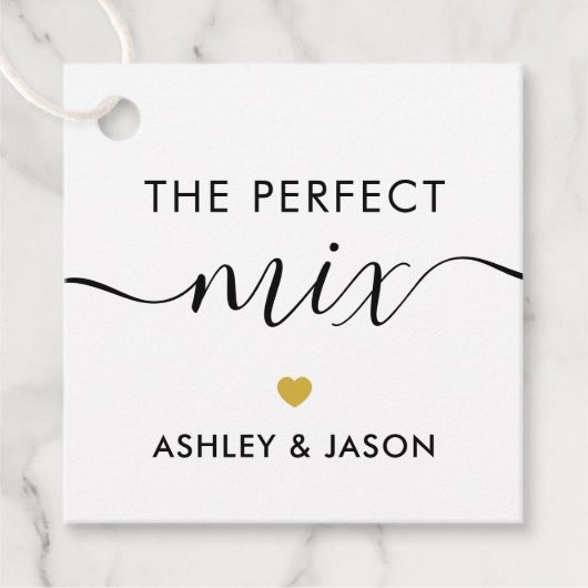 Étiquette cadeau mélange parfait d'épices ou de ra (Devant)