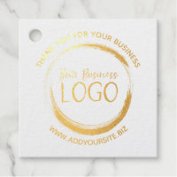 Merci Gold Logo pour votre entreprise