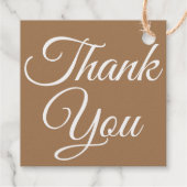 Étiquette-cadeau Merci Mariage Gold Fleur de Lis (Dos)