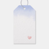 Étiquette cadeau "Merci" pour une baby shower. (Dos)