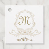 Étiquette cadeau Monogram (Devant)