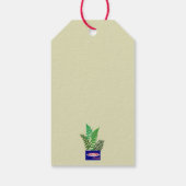 Étiquette Cadeau Motif Africain (Dos)