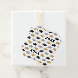 Étiquette cadeau Motif Cap Trio de l'année personn