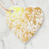 Étiquette-cadeau Motif Feuille verdoyant - Nature Botanique (Devant)