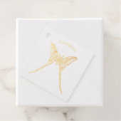 Étiquette-cadeau Nom de l'insecte papillon Luna moth (Avec boite)