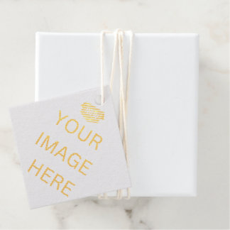 Étiquette-cadeau NOUVEAUTÉ ! Balise Favor - Real Foil - Set de 12 -