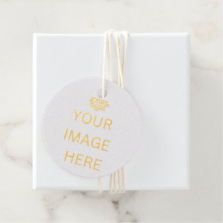 Étiquette-cadeau NOUVEAUTÉ ! Balise Favor - Real Foil - Set de 12 -