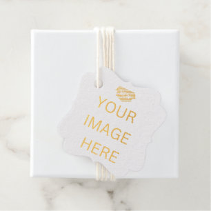 Étiquette-cadeau NOUVEAUTÉ ! Balise Favor - Real Foil -Set de 12 Ca