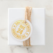 Étiquette-cadeau N'Ouvre Pas Jusqu'Au Timbre Vacances De Noël (Avec boite)